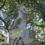 Statue Victor Hugos in den Candie Gardens