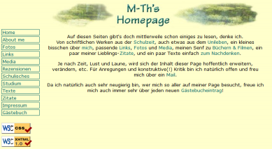 M-Th's Homepage bis 2021